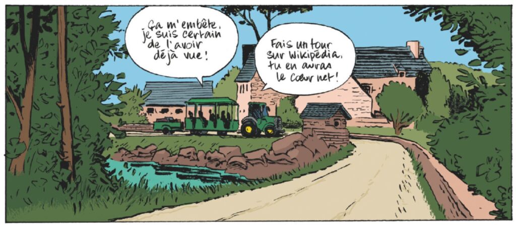 extrait bd Cache-cache mortel à Bréhat