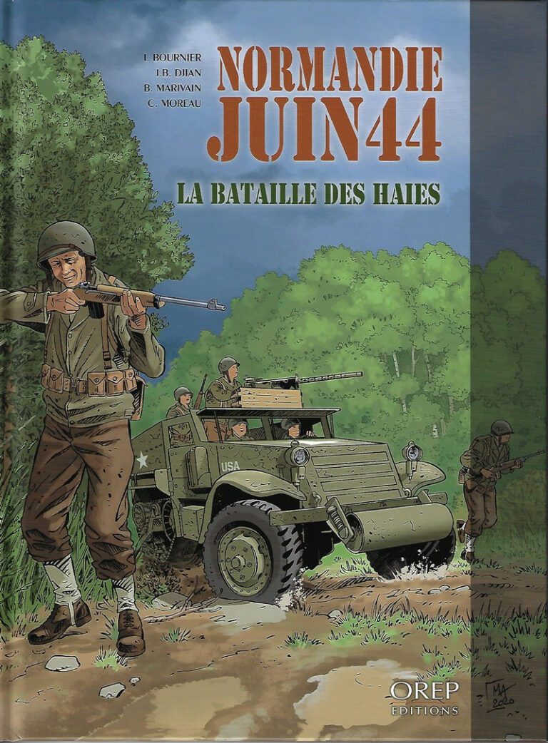 Couverture BD Normandie juin 44 - T08 - La bataille des haies