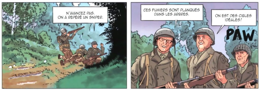 extrait bd Normandie juin 44 - T08 - La bataille des haies