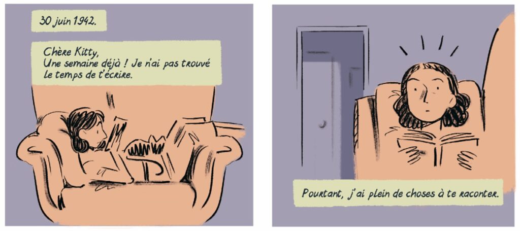 extrait bd Journal d'Anne Frank