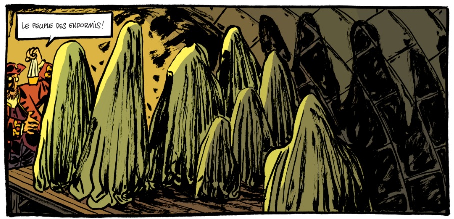 extrait bd  Le Peuple des endormis