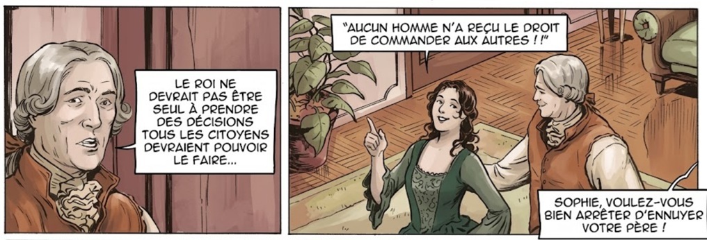 extrait bd Les audaces de Sophie Germain