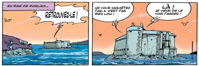 extrait bd Complot au Château du Taureau