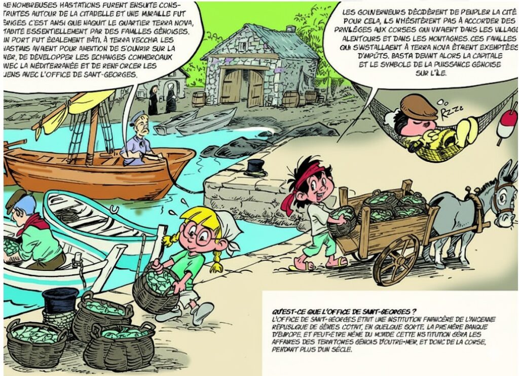 extrait bd L’histoire de Bastia racontée aux enfants