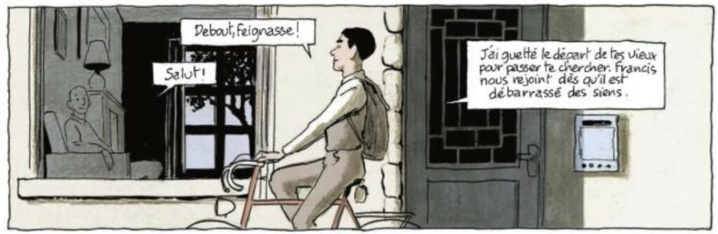 extrait bd Sous les galets la plage