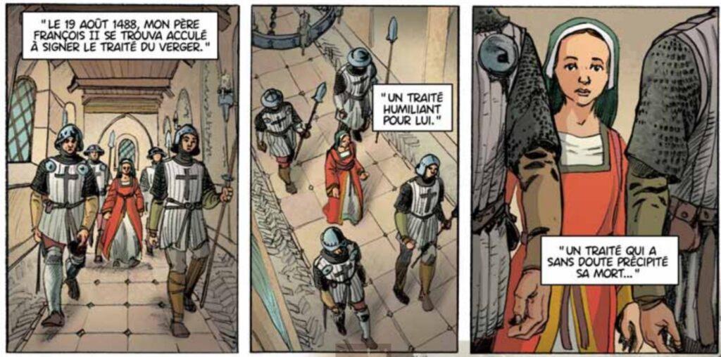 extrait bd Anne de Bretagne - Un destin royal