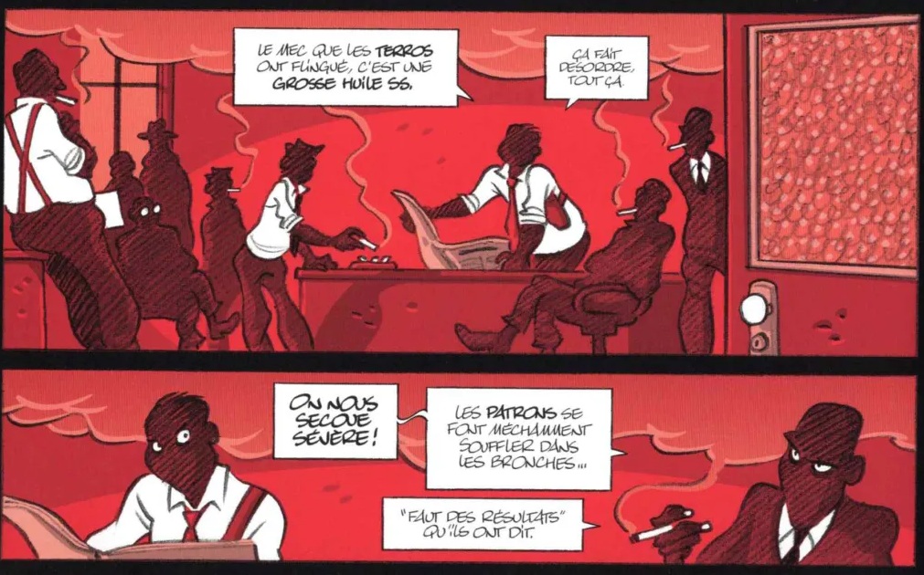 extrait bd Du sang dans la clairière