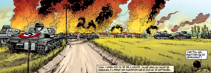 extrait bd Avec le Maréchal Leclerc