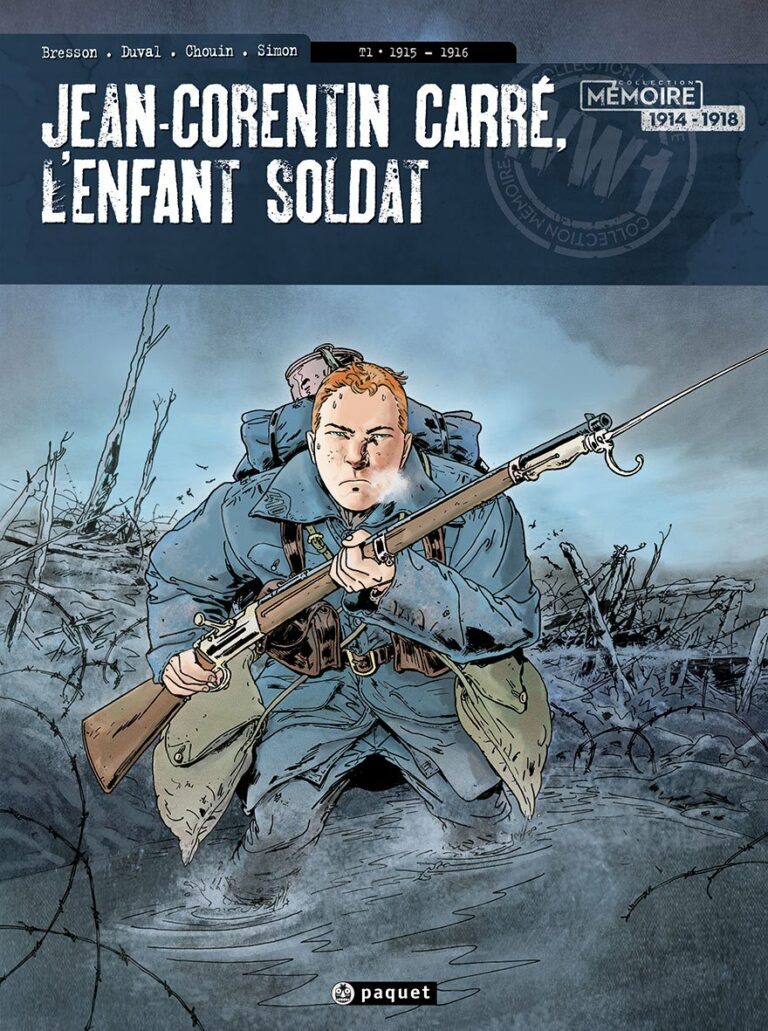 Couverture BD Jean-Corentin Carré, l'enfant soldat - Tome 1