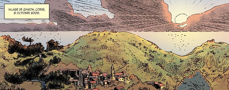 extrait bd Disparition en corse