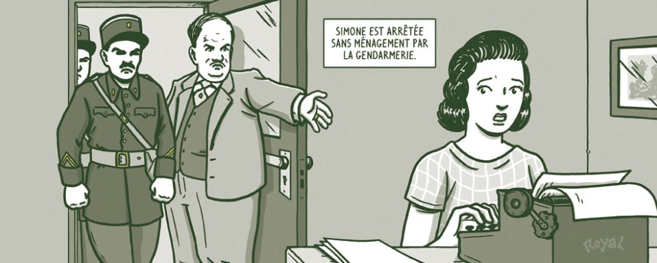 extrait bd Isidore et Simone, Juifs en résistance
