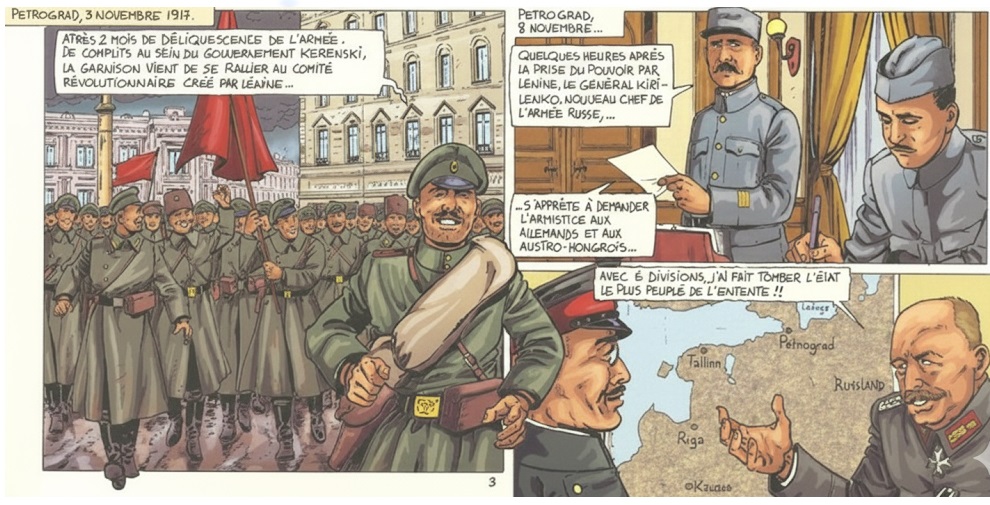 extrait bd 1918, Du printemps tragique à l'Armistice