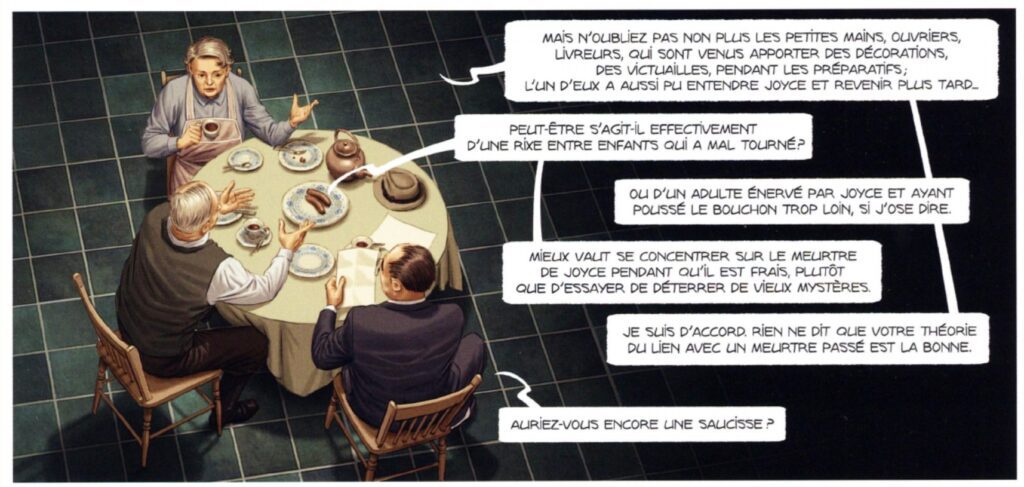 extrait bd Hercule Poirot - Le crime d'halloween