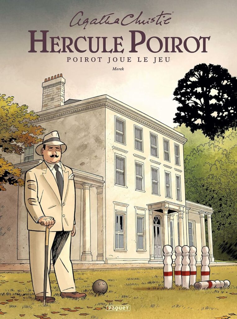 couverture bd Hercule Poirot - Poirot joue le jeu