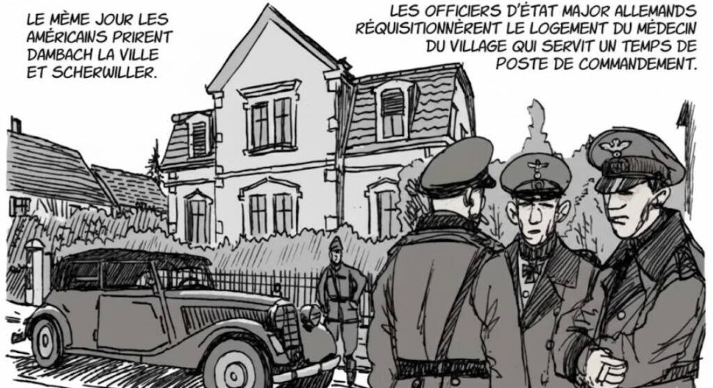 extrait bd L'Alsace libérée - chroniques villageoises 1944-1945