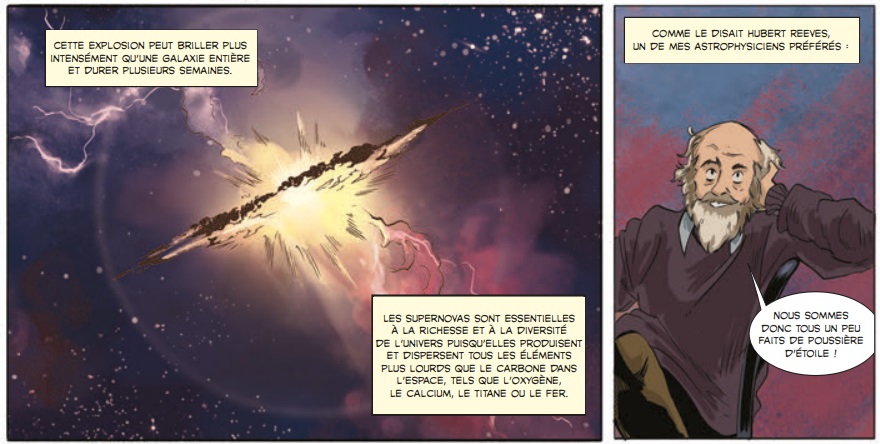 extrait bd La grande aventure du cosmos - L'astrophysique en BD