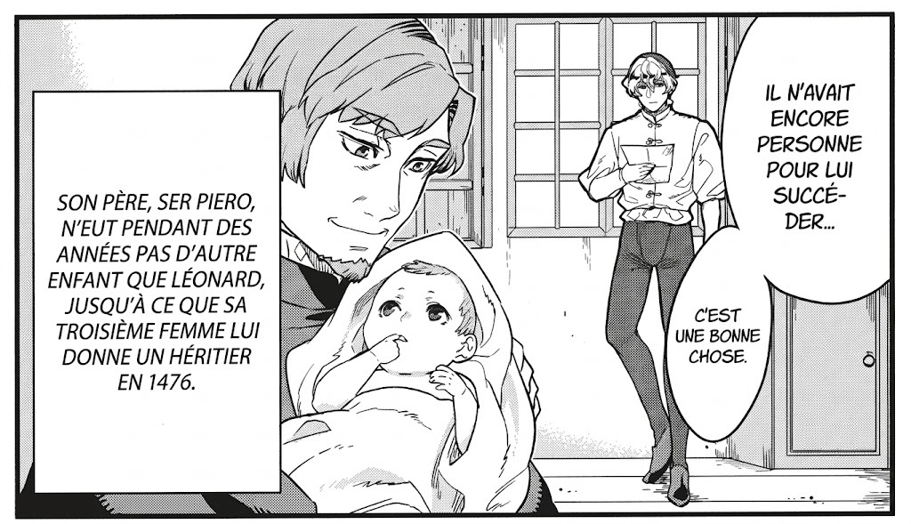 extrait manga Léonard de Vinci - Les Grands noms de l'Histoire en manga