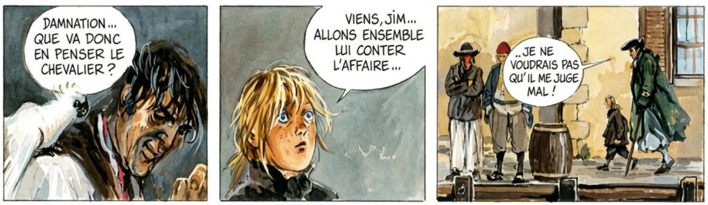 extrait bd L'Île au trésor