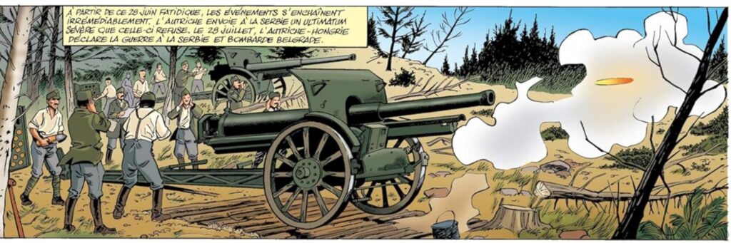 extrait bd La Grande Guerre - Tome 1 - 1914-1916 … de Sarajevo à Verdun