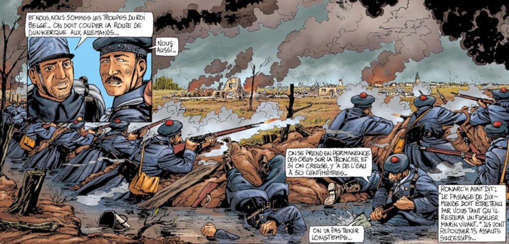 extrait bd La guerre des Tranchées octobre 1914 - février 1916