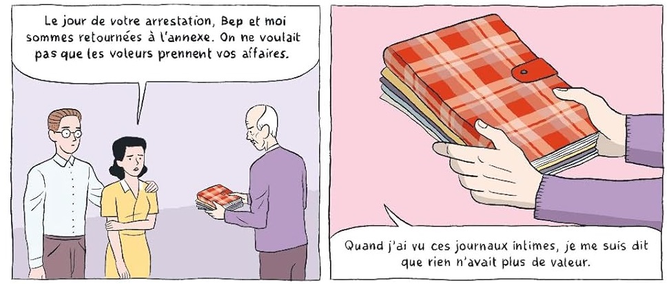 extrait bd Anne Frank en BD