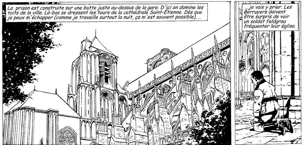 extrait bd Le Saint et l'assassin - Le franciscain de Bourges et Paoli