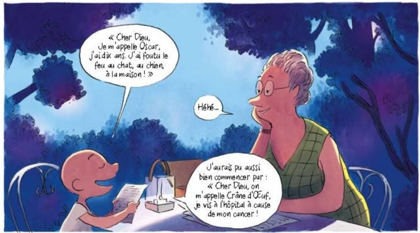 Oscar et la Dame Rose - Le roman d'Éric-Emmanuel Schmitt en BD