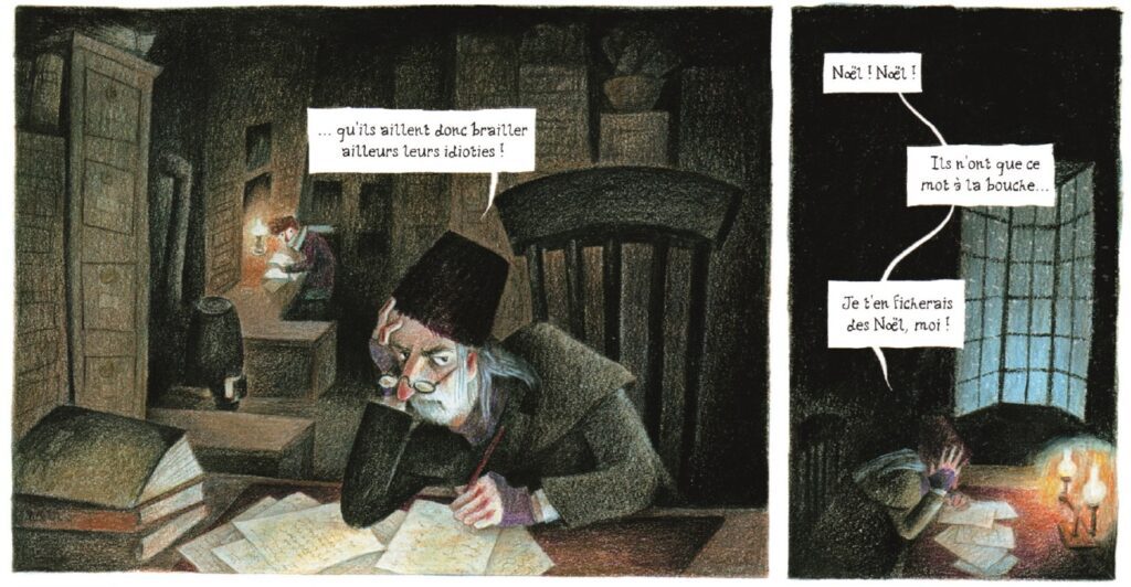 extrait bd Scrooge, Un chant de Noël