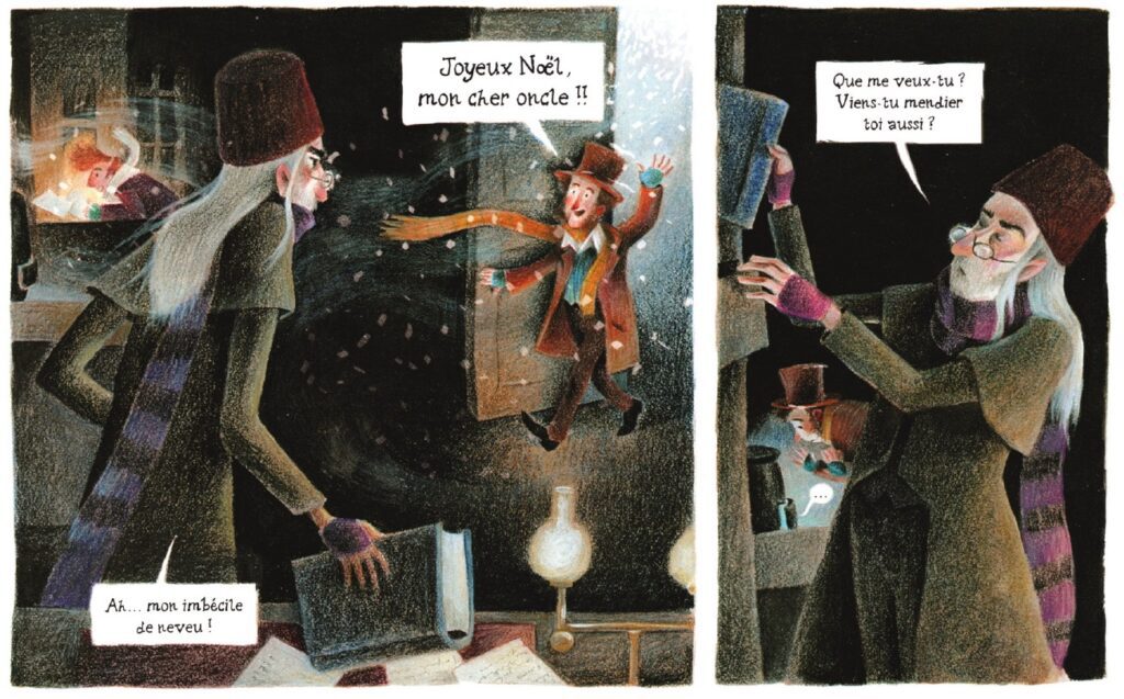 extrait bd Scrooge, Un chant de Noël