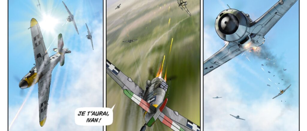 extrait bd The young lion