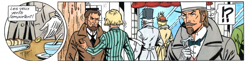 extrait bd Arsène Lupin - La Demoiselle aux yeux verts