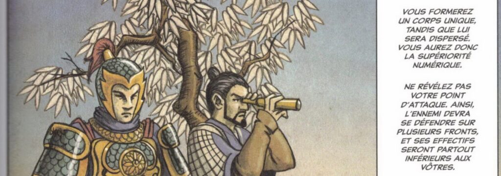 extrait bd L'art de la guerre - en Bande Dessinée