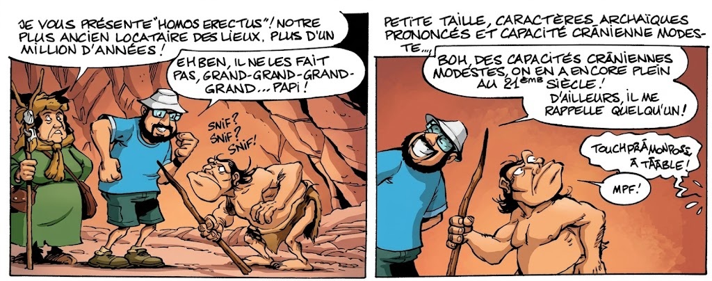 extrait bd Roquebrune-sur-Argens - Tome 1 - La Préhistoire