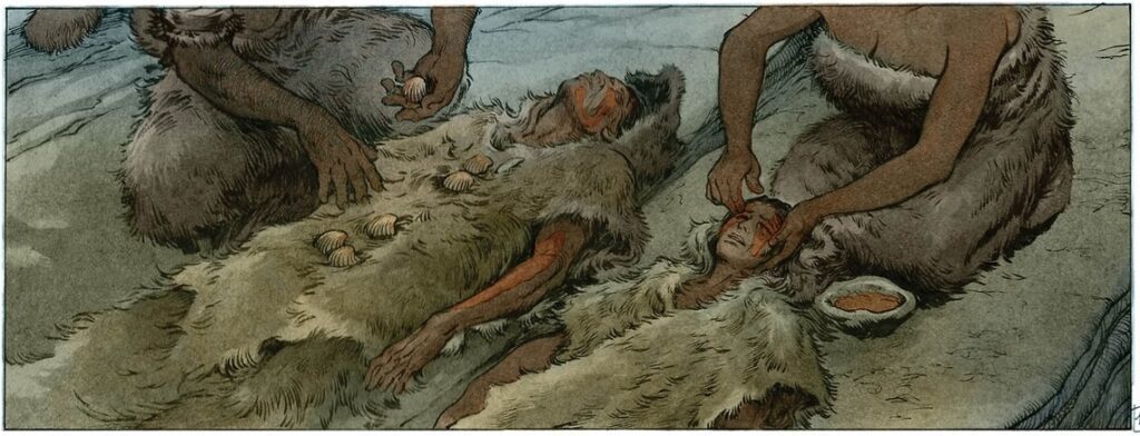 extrait bd Rozel : L'empreinte des Hommes-oiseaux
