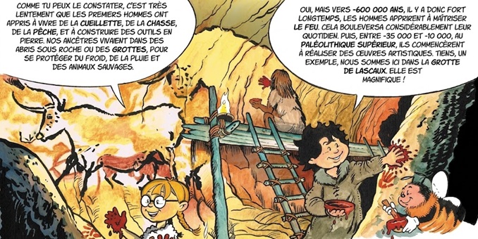 extrait bd L'histoire de France racontée aux enfants - Des origines à la Gaulle