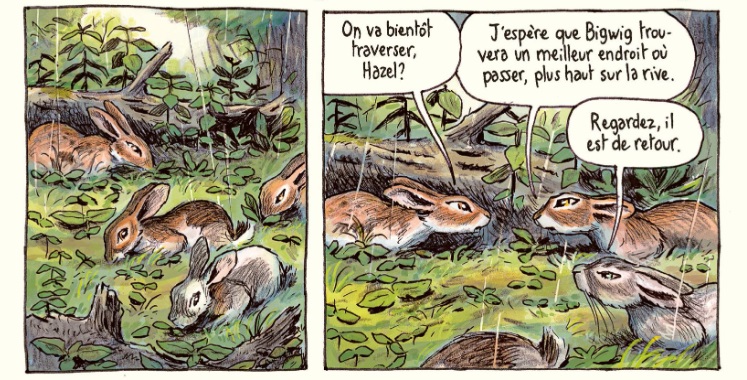 extrait bd Watership Down