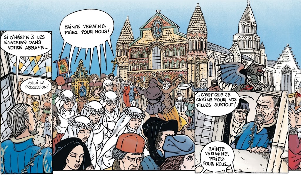 extrait bd Mélusine, Fée serpente - Intégrale