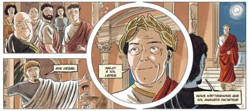 extrait bd Moi, Jules César