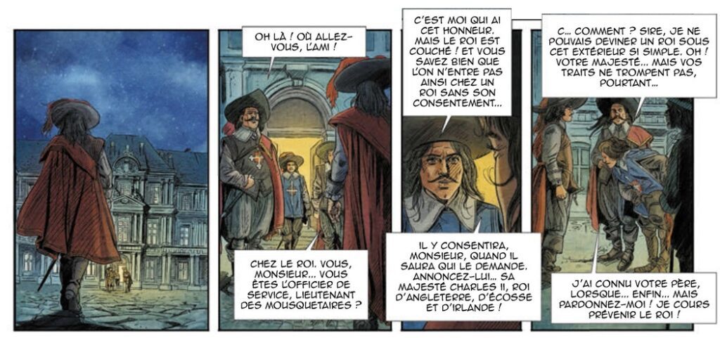 extrait bd Les Trois Mousquetaires - Le vicomte de Bragelonne
