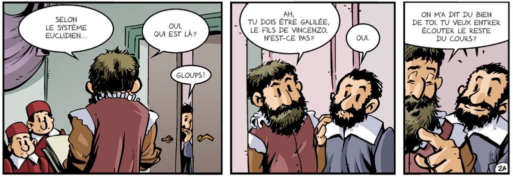 extrait bd Galilée - Le messager des étoiles