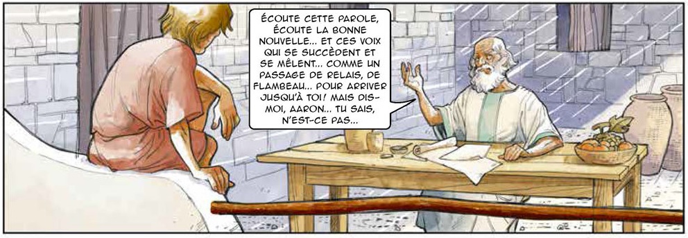 extrait bd Les premiers chrétiens - Des apôtres aux premiers martyrs