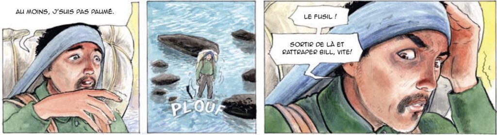 extrait bd L'homme et le loup