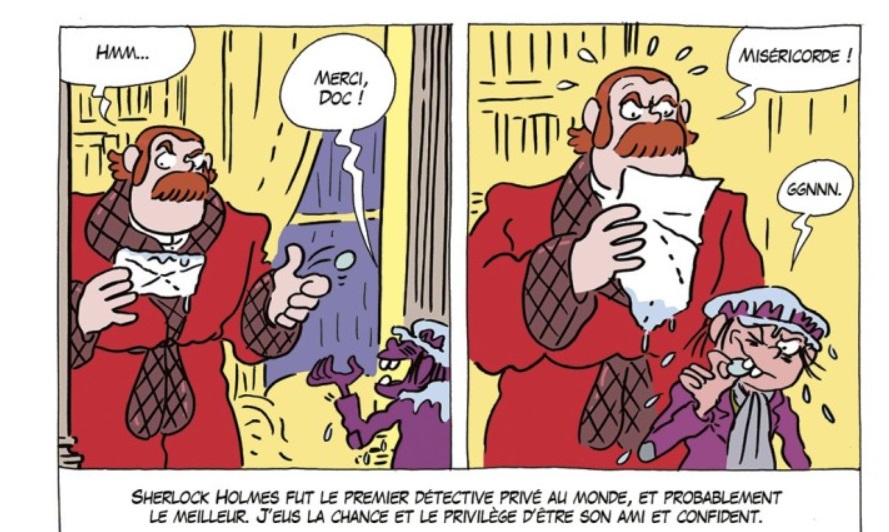 extrait bd Sherlock Holmes - L'Homme qui grimpait