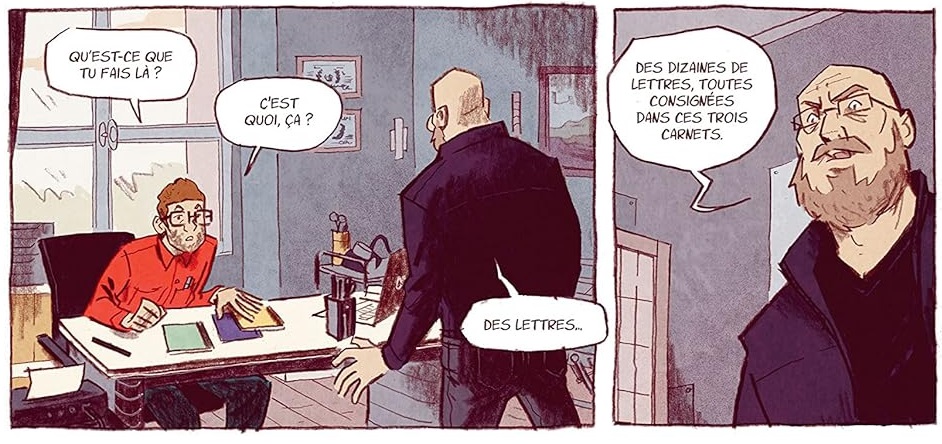 extrait bd Entre les lignes