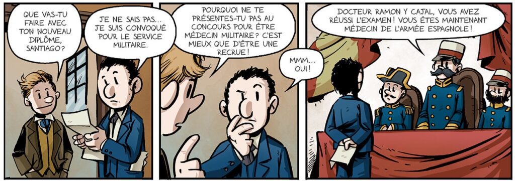 extrait bd Ramon y Cajal - Une vie au microscope