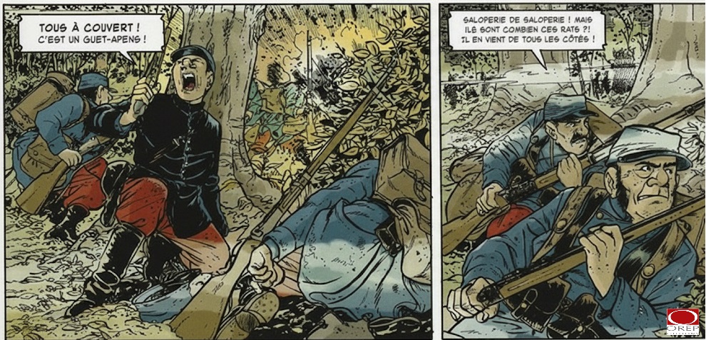 extrait bd 14-18 La Grande Guerre