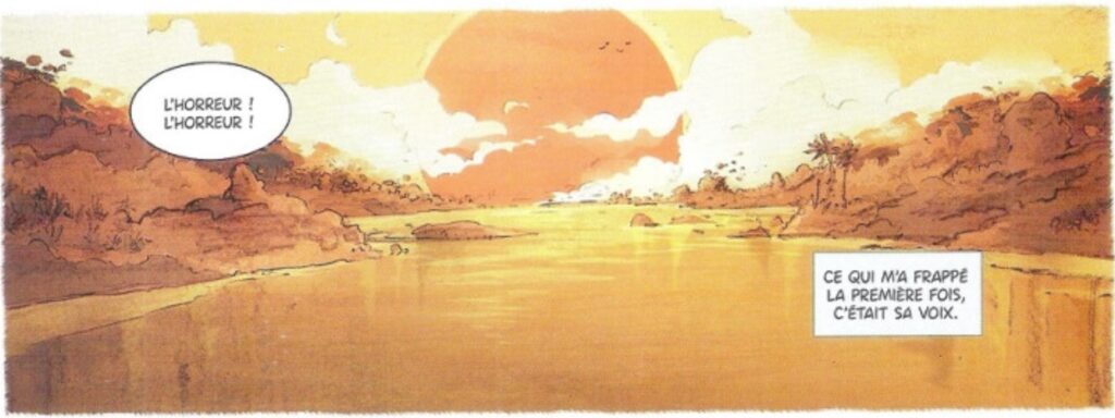 extrait bd Au cœur des ténèbres