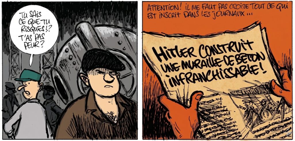 extrait bd Le Débarquement en bande dessinée