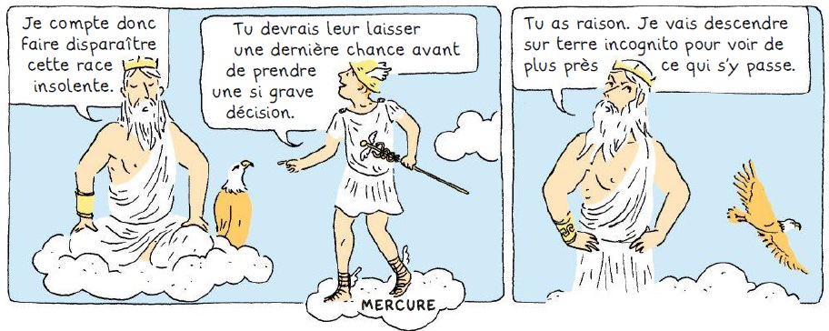 extrait bd Les Métamorphoses d'Ovide