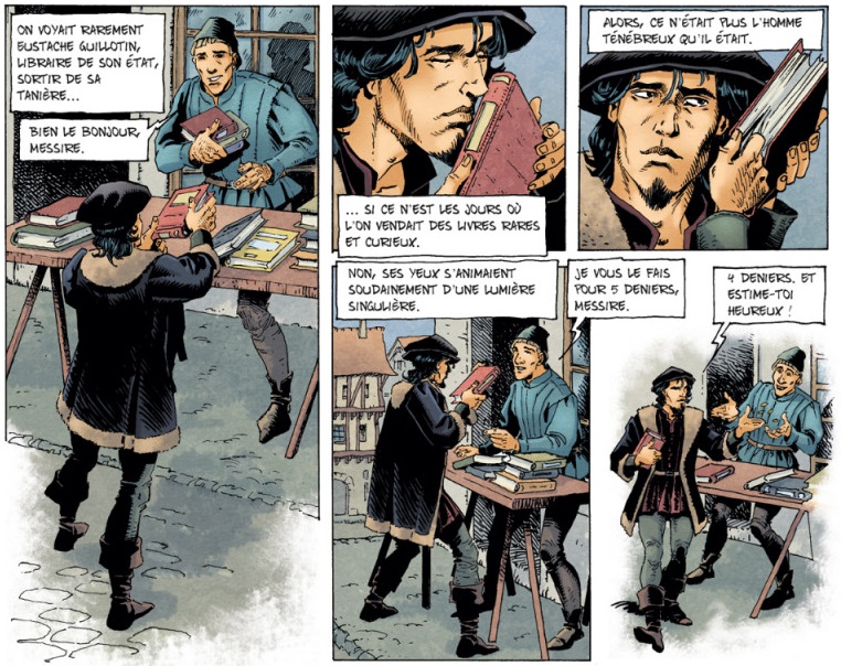 extrait bd Bibliomanie